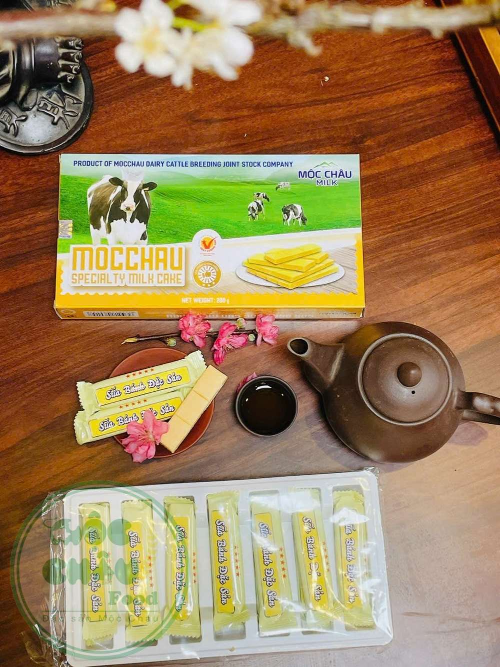 Bánh Sữa Nguyên Chất Đặc Sản Mộc Châu ( Hộp Xanh ) - Ảnh 4