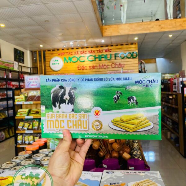 Bánh Sữa Nguyên Chất Đặc Sản Mộc Châu ( Hộp Xanh )