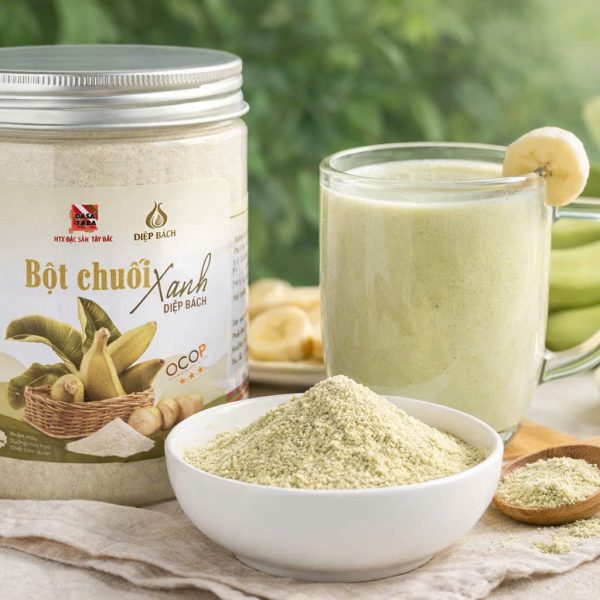 bột chuối xanh yên châu