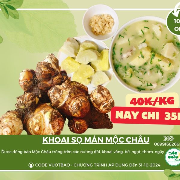 khoai sọ mán mộc châu