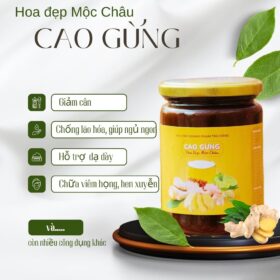 cao gừng mật ong