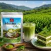 bột matcha ô long bản hoa mộc châu