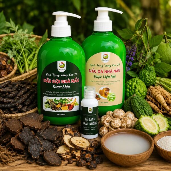 dầu gội dược liệu sơn la